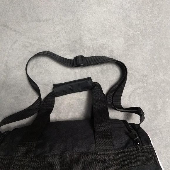 ADIDAS BLACK/PINK DUFFEL BAG - Picture 3 of 9